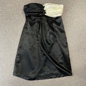 ReVolve Nuj Novakhett Silk Strapless Colorblocked Mini Slip Dress Size 4